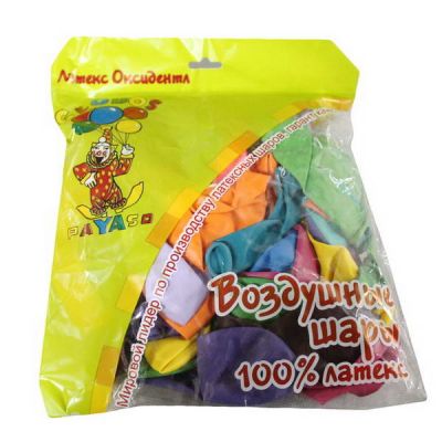 Шары Пастель шелк Улыбка Декор М12 (50шт)