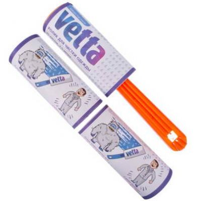 Щетка для одежды Vetta (ролик) +2бл. 20л. (030)