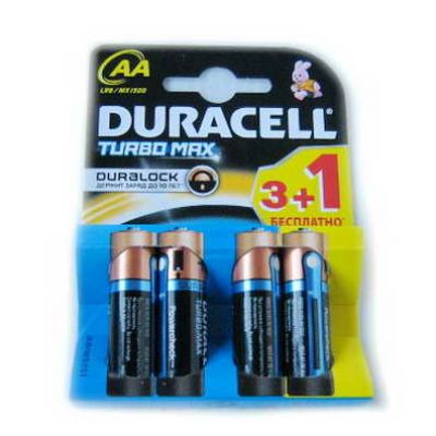 LR06 Duracell TURBO 3+1