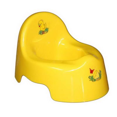 Горшок детский желтый (2595_М)