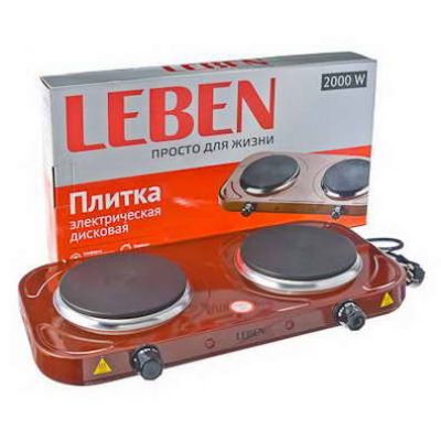Плита электрическая LEBEN 2-х конф блин 2кВт