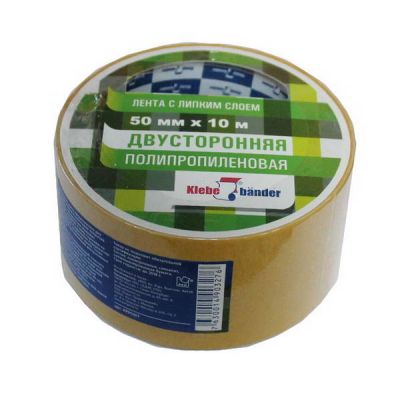 Скотч двусторонний Klebebander 50*10м