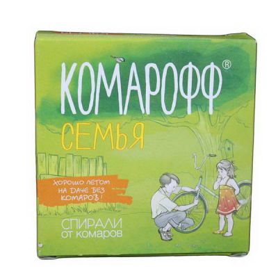 Спирали Комарофф Семья от комаров 10шт