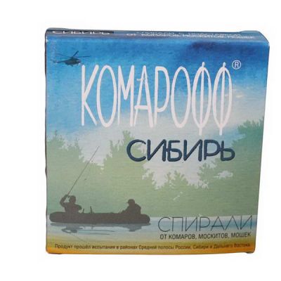 Спирали Комарофф Сибирь от комаров 10шт
