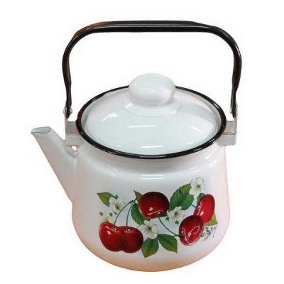 Чайник 2,0л белый с рисунком (01-2710/4) (М)