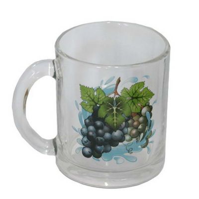 Кружка стеклянная 300 мл Gren tea Виноград
