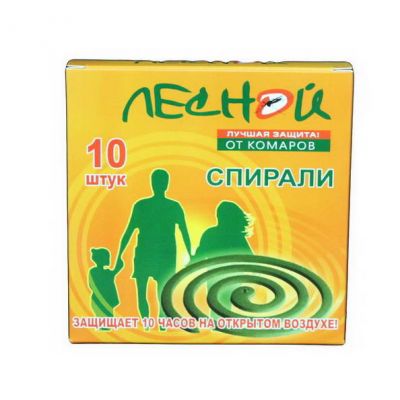 Спирали Лесной от комаров 10шт