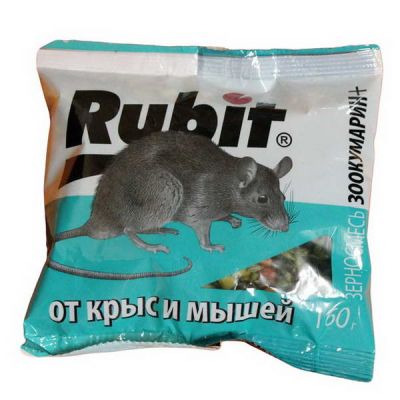 Отрава Рубит Зоокумарин +зерновая смесь 160гр
