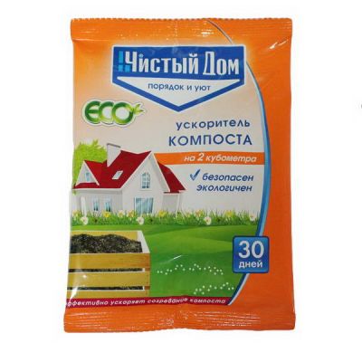 Средство ускоритель компоста 50 гр Чистый дом