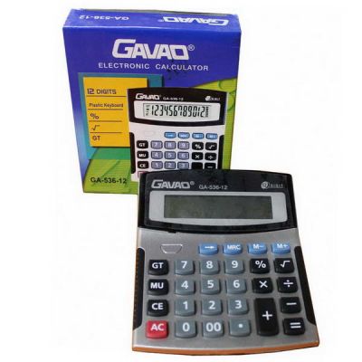 Калькулятор Gavao GA-536-12 12разр