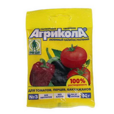 Удобрение АГРИКОЛА 3 томат, перец, баклажан 50гр