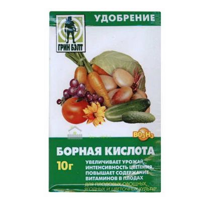 Стимулятор роста Борная кислота для культур 10гр