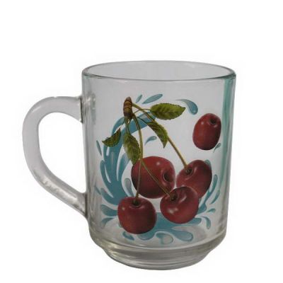 Кружка стеклянная 200 мл Gren tea Вишня/черешня