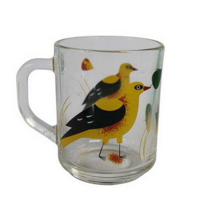 Кружка стеклянная 200 мл Gren tea Иволга круговая