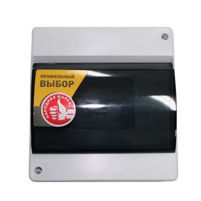 Бокс IEK КМПн 2/6 на 6 модуля MKP42-N-06 прозрачная крышка