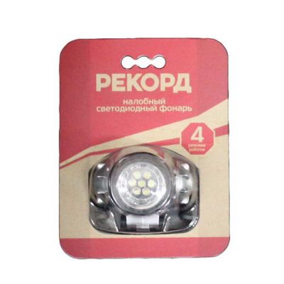 Фонарь Фотон налобный Рекорд SH-0407 (7 диодов) (3*R3)