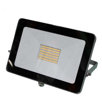 Прожектор светодиодный Ecola 20W 6000 6К серебристо серый