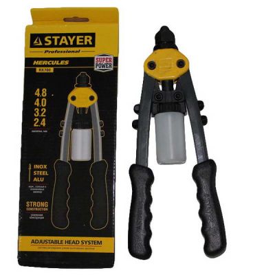 Заклепочник STAYER PROFI силовой двуручный 2,4-4,8мм