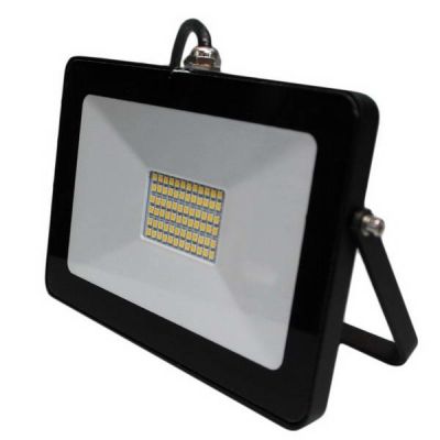Прожектор светодиодный Ecola 30W 4200 4К черный