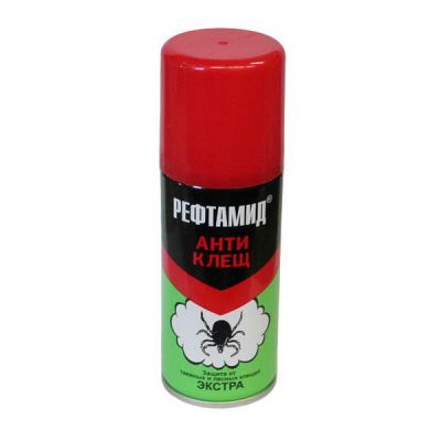 Аэрозоль Антиклещ-Рефтамид-Экстра 100мл