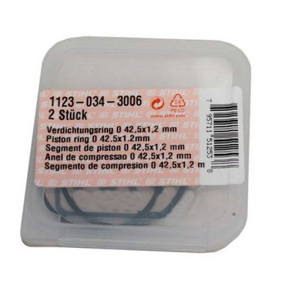 Кольцо компрессионное d42,5*1,2мм STIHL (комплект 2ШТ)
