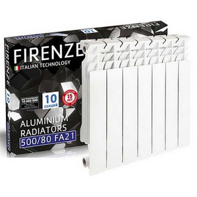 Радиатор алюминиевый 12 секций FIRENZE 500/80