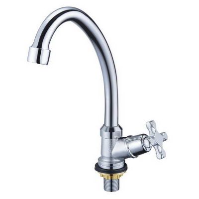 Смеситель SOLONE керамика кухня 1/2 на гайке одна вода JIK1-A102-A