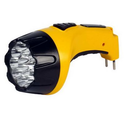 Фонарь Smartbuy SBF-85-Y аккумуляторный с прямой зарядкой (15диодов) жёлтый