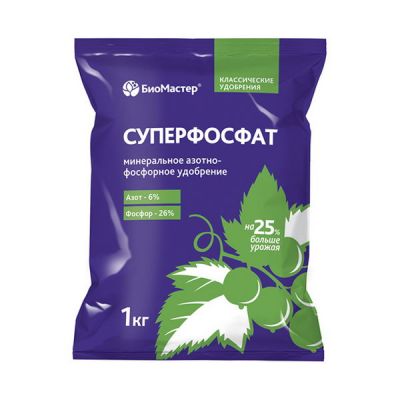 Удобрение Суперфосфат 1кг БИОМастер