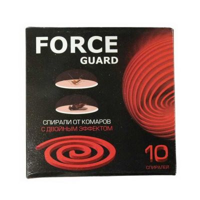 Спирали Force guard Двойной эффект красные 10шт