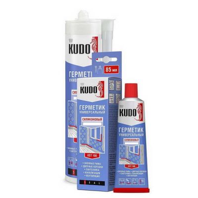 Герметик KUDO KST-101 85мл силикон универс (белый)