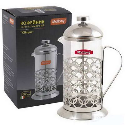 Стакан с прессом 600мл OLIMPIA T046-600ML