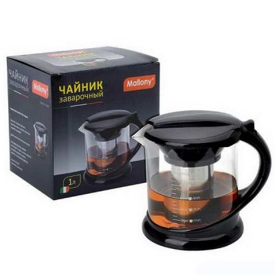 Чайник заварочный DECOTTO-1000 с пластик ручкой