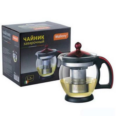 Чайник заварочный DECOTTO-1200 с пластик ручкой