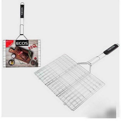 Решетка для барбекю ECOS RD-104С 35*25*1,5смсм длина 60см хром