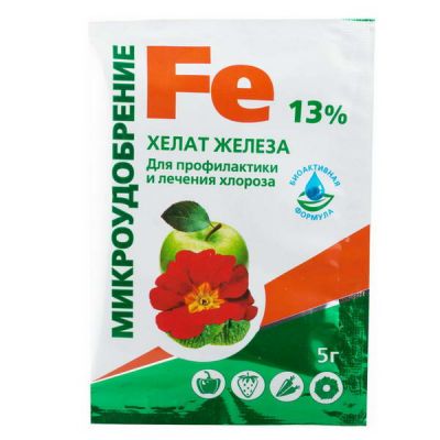 Удобрение Хелат железа 5г