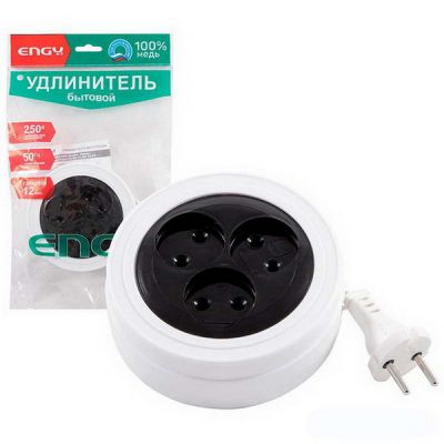 Удлинитель 3-х. Рулетка 3м ШВВП 2*0,75