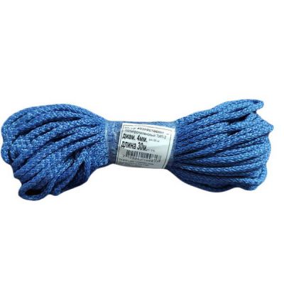 Шнур хоз ТИП2 d4мм 30м синий