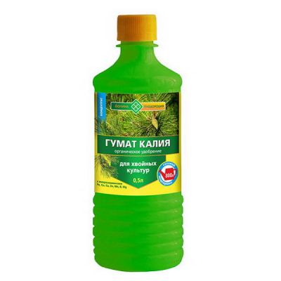 Удобрение Гумат Калия Florizel для хвойных культур БИОМастер 0,5л