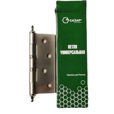 Петли Сазар 4х3х2,5 СРS 2ВВCHP (2шт) мат хром ПН-100