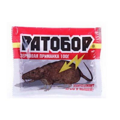 Отрава Ратобор 100г зерно