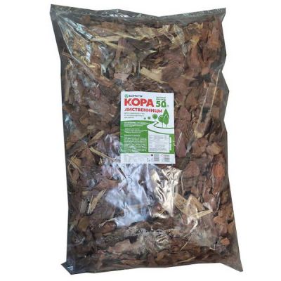 Кора лиственницы крупная фракция 50л