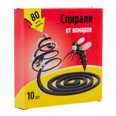 Спирали от комаров 10шт черные SPIR60E