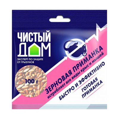 Отрава зерно Чистый дом 100г