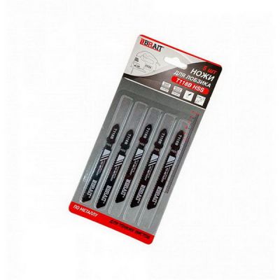 Пилка для электролобзика T118B HSS (75х50мм, шаг 2мм) металл