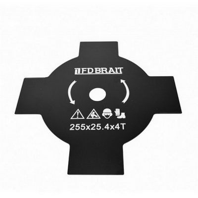 Нож для бензотриммера BTB4-1 4-х лучевой 255*25,4