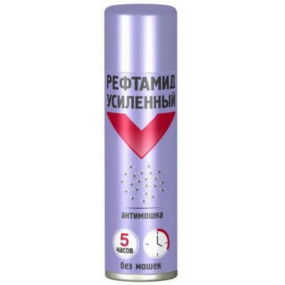 Аэрозоль Рефтамид-Антимошка 145мл Усиленный