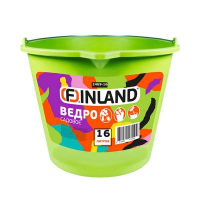 Ведро пластиковое 16л  2469-16 FINLAND б/к садовое
