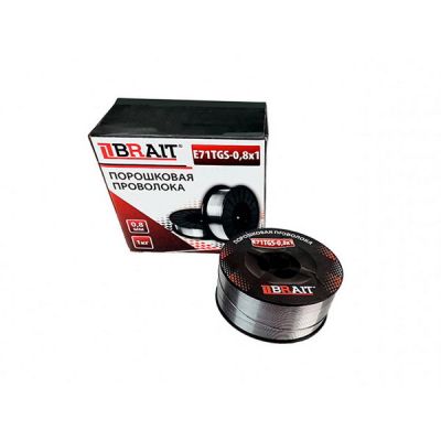 Проволока сварочная порошковая BRAIT E71TGS 0.8мм 1кг