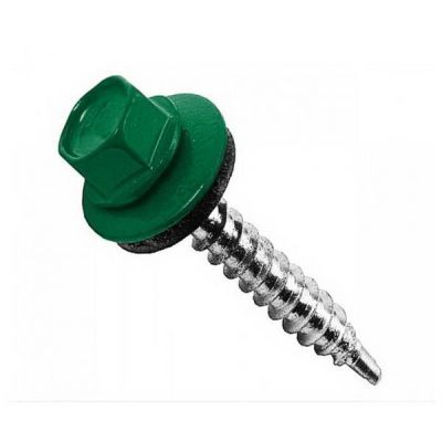 Саморез кровельный 4,8*50 (150шт) темно зеленый RAL6005